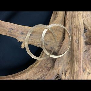 18 kt Gold Hoops